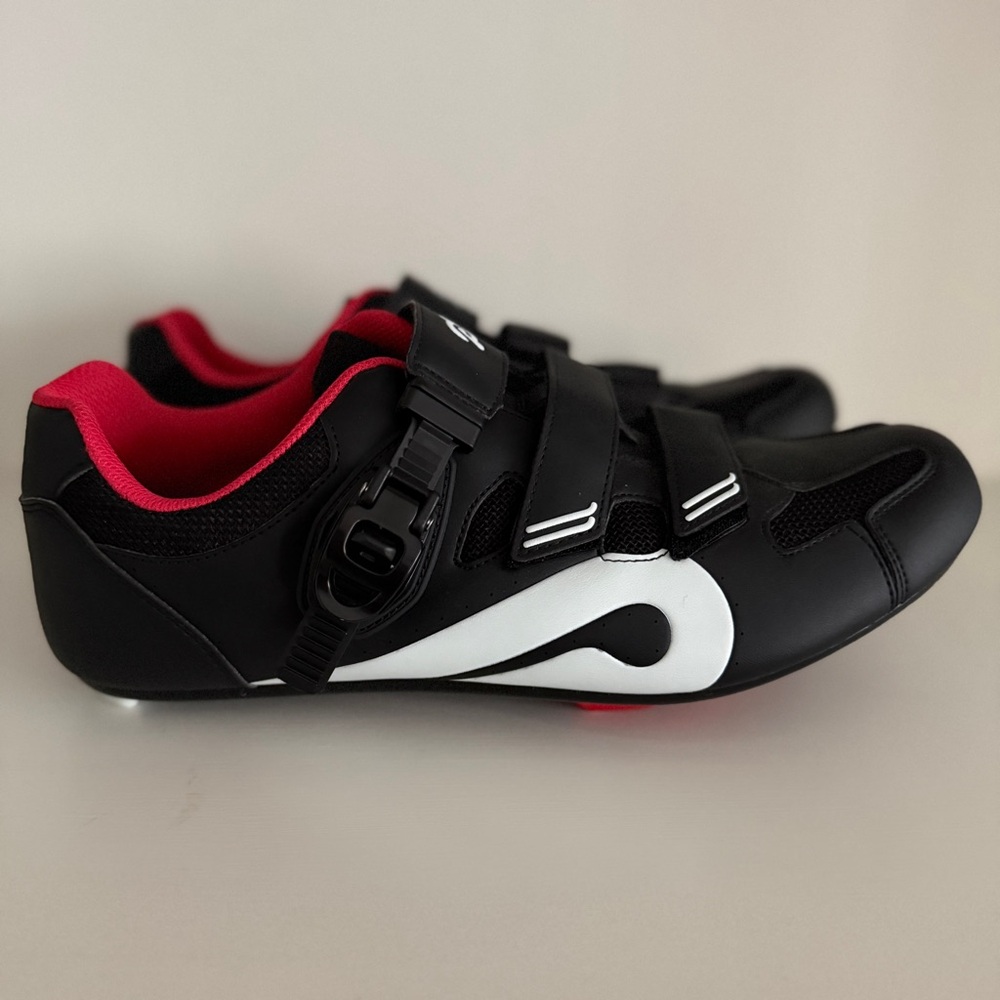 Peloton Black and Red Men’s Cycling Shoes size 47/13 - Picture 3 of 10